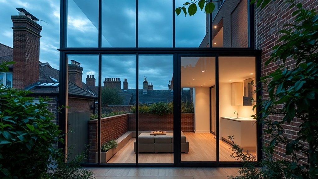 Glass Extension Walls Bushey